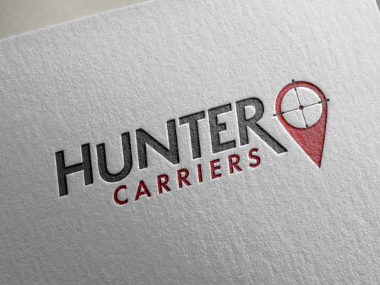 Courier business logo