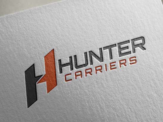 Courier business logo